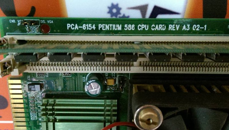 ADVANTECH PENTIUM 586 SINGLE BOARD CPU CARD PCA-6154 - PLC DCS SERVO  Control MOTOR POWER SUPPLY IPC ROBOT